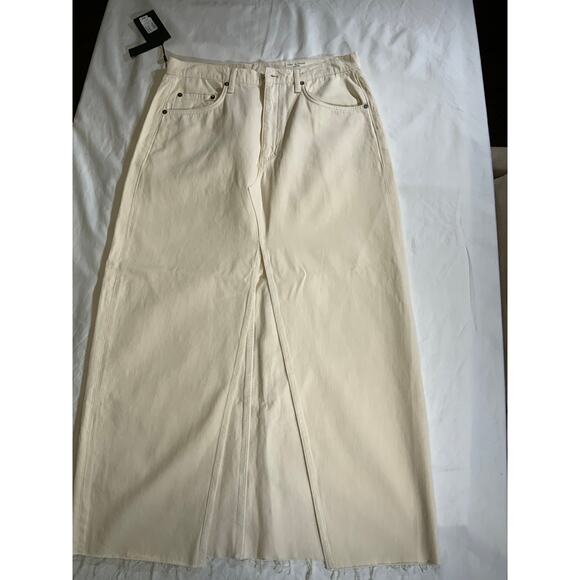 Rag & Bone Women's Blue Avery Maxi Skirt - Size 30 - NWT - Picture 1 of 9